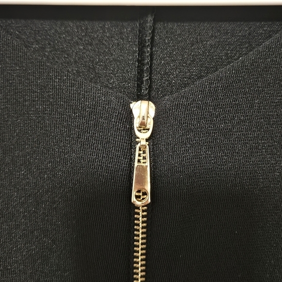 Boston Proper top with gold zipper size xs - Picture 4 of 14